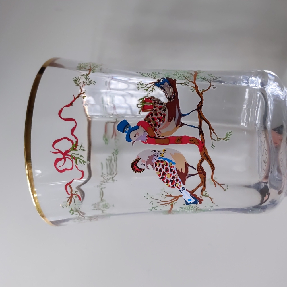 NEW Anthropologie Inslee 12 Days Turtledoves Glass